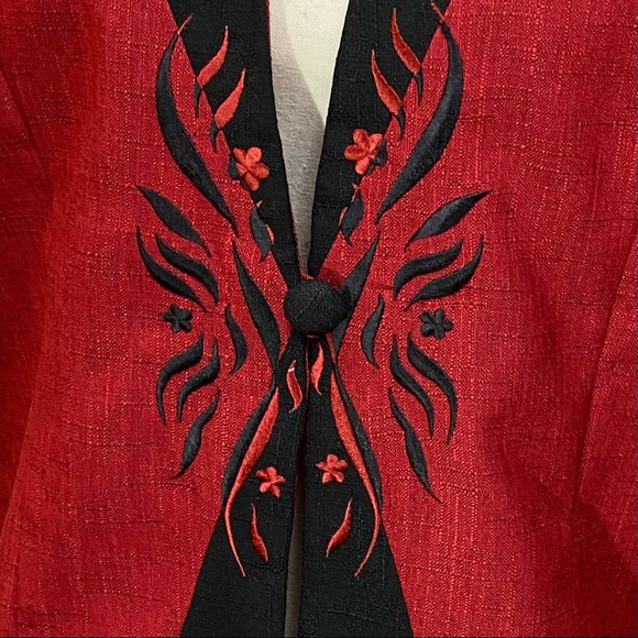 3/$10 Perceptions Blazer 12P Short Sleeve - Picture 4 of 7